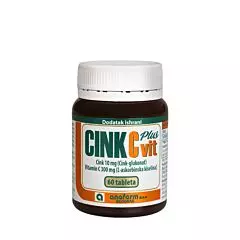 Cink + vitamin C Plus 60 tableta