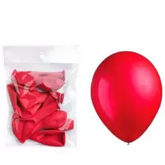 Lateks baloni crveni 10 komada