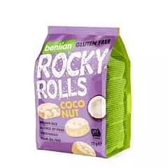 Choco White Rocky Rolls kokos 70g