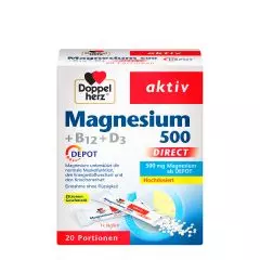 Magnesium 500mg + B12 + D3 Direct 20 kesica