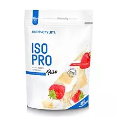 Iso Pro protein bela čokolada jagoda 1kg