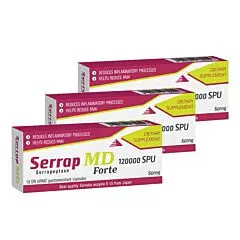 Serrap MD Forte 120,000 3-pack