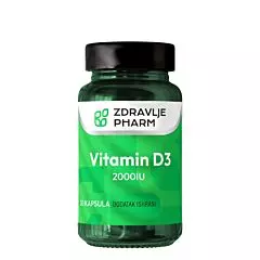 Vitamin D3 2000IU 30 kapsula