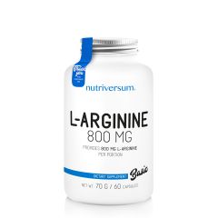 L-Arginine 800mg 60 kapsula - photo ambalaze
