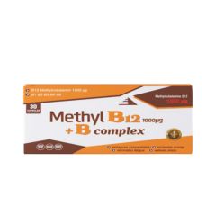 Methyl B12 + B Complex 30 tableta