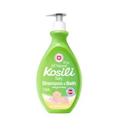 Šampon i kupka za bebe zeleni 400ml - photo ambalaze