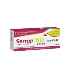 Serrap MD Forte 120,000 10 kapsula