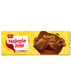 Najlepše Želje mlečna čokolada noisette 250g - photo ambalaze