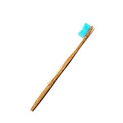 Četkica za zube od bambusovog drveta plava