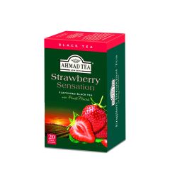 Strawberry Sensation crni čaj jagoda 20 filter kesica - photo ambalaze