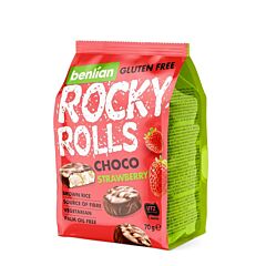 Choco Rocky Rolls jagoda 70g