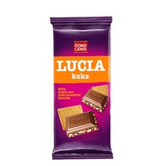 Lucia mlečna čokolada keks 90g