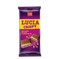 Lucia mlečna čokolada hrskavi keks 90g