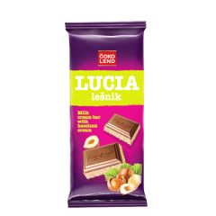 Lucia mlečna čokolada lešnik 90g