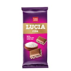 Lucia mlečna čokolada riža 75g