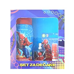 Dečji set Spiderman kupka 250ml EDT 30ml i balzam za usne