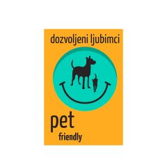 Nalepnica Pet Friendly A7