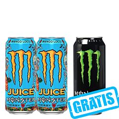 Energetski napitak Monster Mango Loco 2x500ml +POKLON Energetski napitak Monster Green 500ml