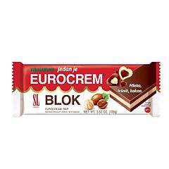 Kakao lešnik Eurocrem blok 100g