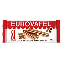 Eurovafel napolitanke mleko i kakao 180g
