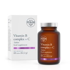 Kompleks vitamina B sa vitaminom C 60 tableta - photo ambalaze
