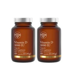 Vitamin D 1000IU 60 kapsula 2-pack - photo ambalaze