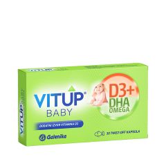 Vitup D3+DHA Omega 30 kapsula