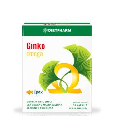 Ginko Omega 30 kapsula - photo ambalaze