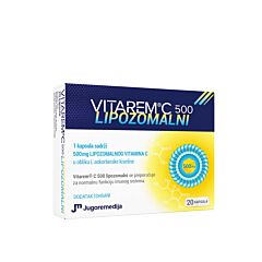 Vitarem C 500 lipozomalni vitamin C 500mg 20 kapsula
