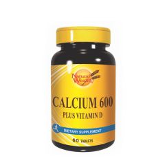 Kalcijum 600 + vitamin D 60 tableta - photo ambalaze