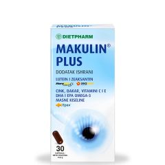 Makulin Plus 30 kapsula - photo ambalaze