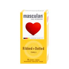 Tip 3 Ribbed + Dotted kondomi 10 komada - photo ambalaze