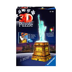 3D puzzle Statua Slobode noću 108 komada