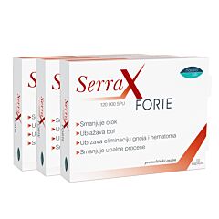 Serrax Forte 120,000 SPU 30 kapsula
