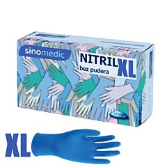 Nitrilne rukavice bez pudera plave XL 100 komada