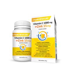 Vitamin C 1000mg + Cink 15mg 60g - photo ambalaze