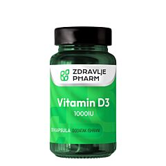 Vitamin D3 1000IU 30 kapsula