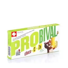 Probival Choco Vitamin C Cink 20 čokoladica - photo ambalaze
